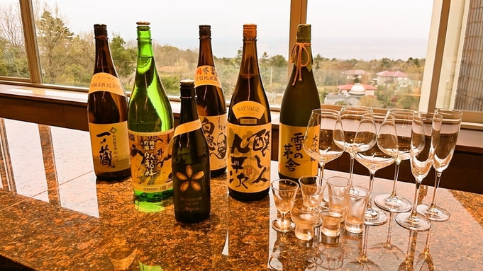 【日本酒と玉翠のマリアージュ】利き酒師選定の「厳選6種」の日本酒と旬と伝統の伊豆料理会席を愉しむ